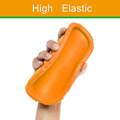 Wanslry Dog Flying Disc 3 Pack 8.6 Inch Floating Dog Toys, Durable Dog Training Toy Nature Rubber Flying Saucer For Outdoor Pool Beach Water, Green, Orange, Purple #TOP2