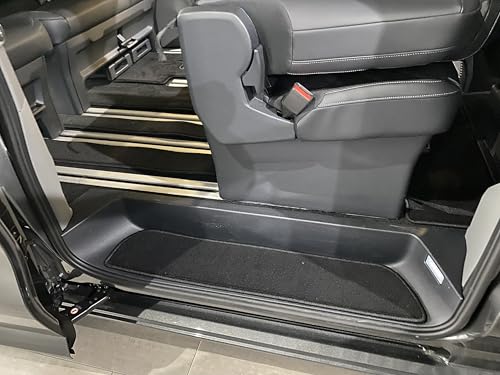 Teppiche Einstieg Trittstufen passend für Ford Transit Tourneo Custom Trend Titanium Active ab 2023 4 teilig 2 Schiebetüren