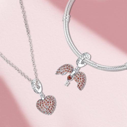 Annmors Spacer Charms for Bracelets 925 Sterling Silver Silicone Stoppers for Women Charm Bracelets2