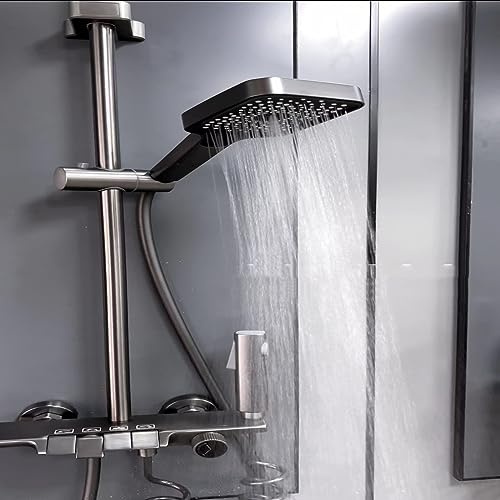 Douche à eau mélangée fini les brûlures ensemble de douche réglable LWX - 6