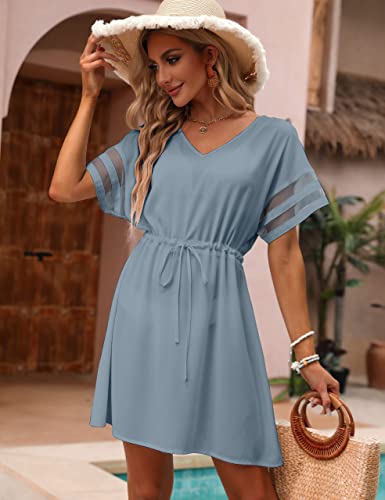 Bmjl Womens Swimsuit Beach Coverup Chiffon Bathing Suit Cover Ups Swimwear Summer Dresses 2023 #TOP3