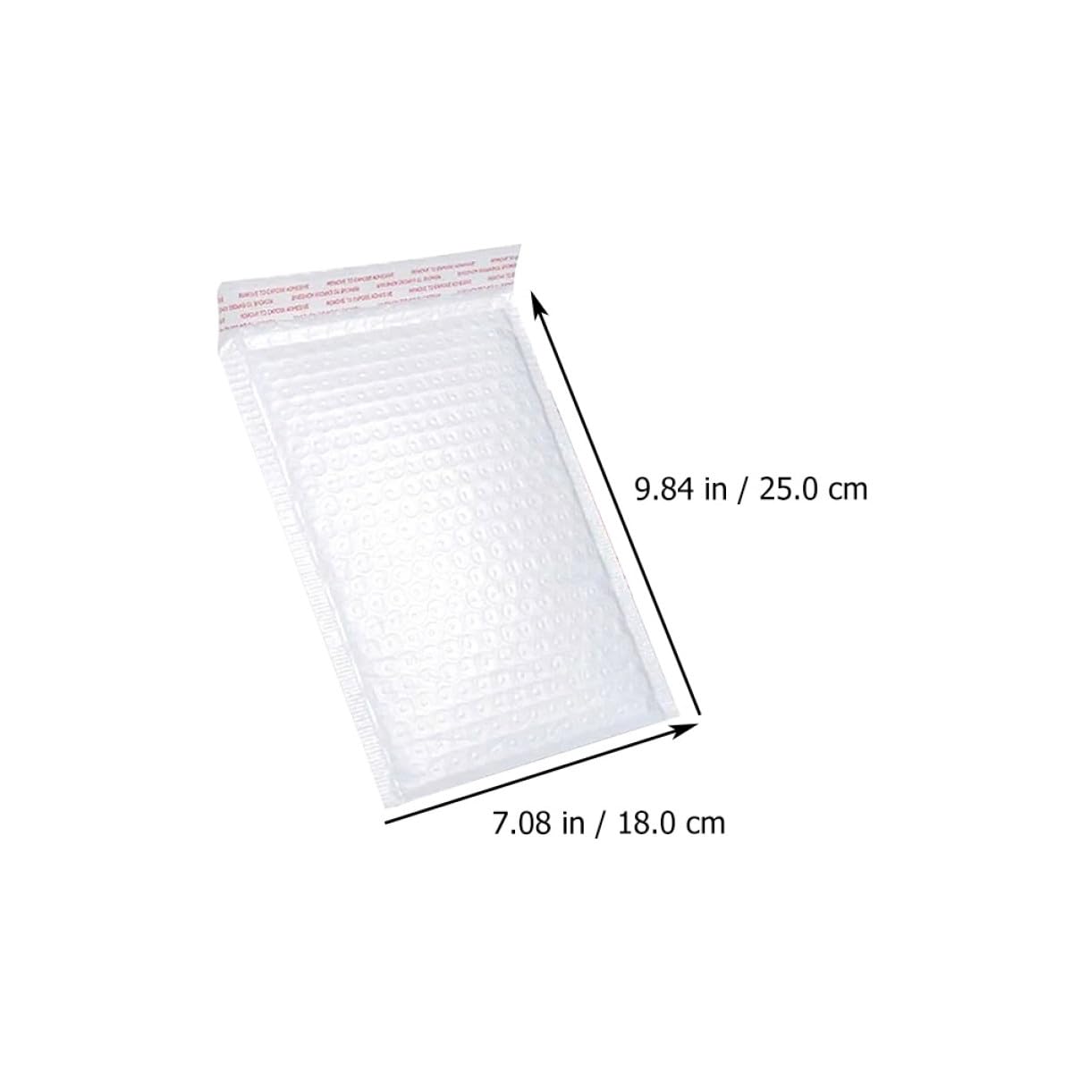 Homoyoyo 50 Buste Imbottite Pluriball Bianco 50Pezzi Buste Postali Autoadesive in PE Antishock per Spedizioni Protette e Impiego nei Negozi