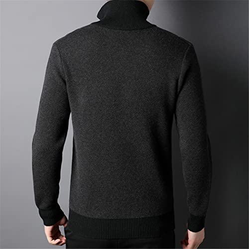 Pull d'hiver 100 % cachemire zippé pour weekend et bureau - 3