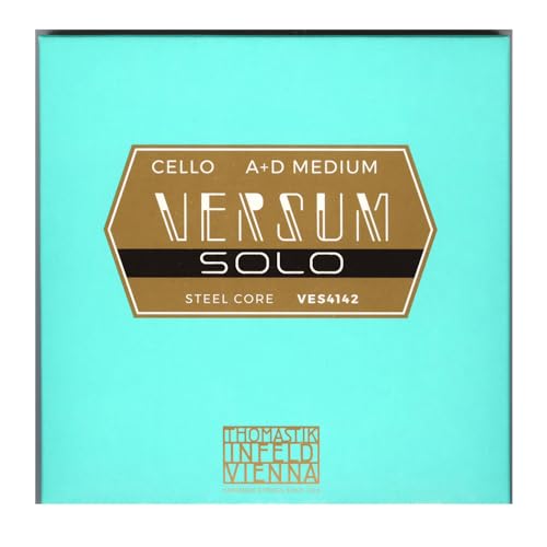 Amazon | VERSUM バーサム ソロ チェロ弦 A線 D線 セット スチールコア