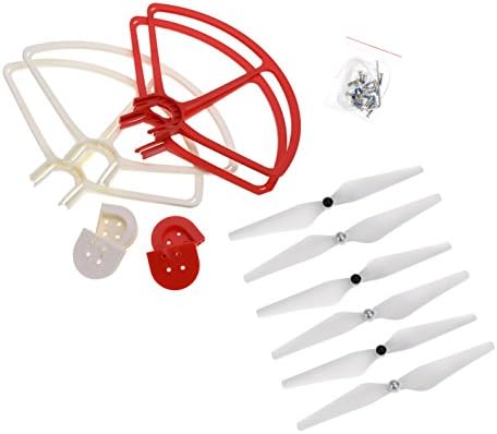 Zonyee Snap On/Off Prop Guards with 3 Pairs 9450 Self-Tightening Blades Quick Release Propellers for DJI Phantom 1 2 3
