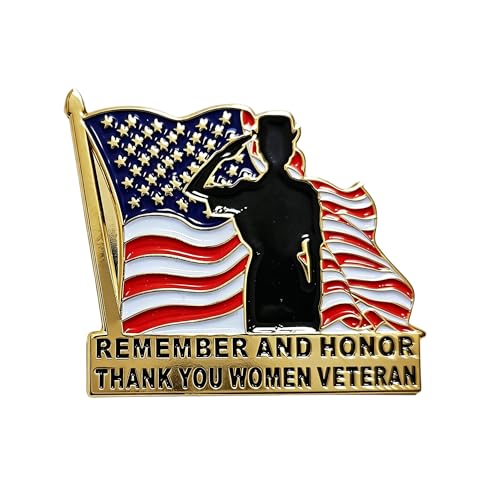 USA Thank You Women Veterans Day Lapel Pin Badge Brooch Decorations Gifts Memorabilia (1)