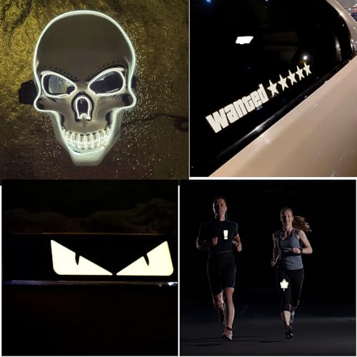 Image of El Panel Backlight 8.2 x 5.9 Inches Electroluminescent El Sheet Panel Light DIY El Cuttable Backlight Paper Lamplamp Sheet Neon for Cosplay Party Decoration Luminous Piece (Orange)