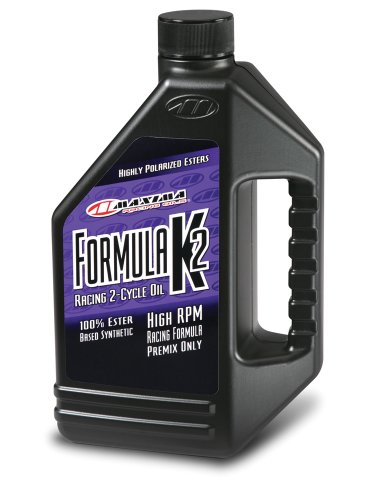 Maxima Racing Oils 22964-2PK Formula K2 Synthetic Racing 2-Stroke Premix Oil 64 oz Bottle, 2-Pack