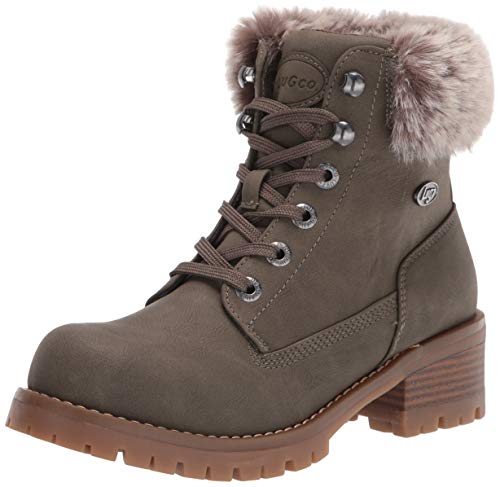 Lugz Women's Flirt Hi Fur Classic 6-inch Chukka Fashion Boot Combat