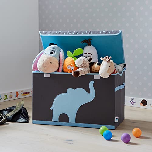 Baúl de juguetes lavable para solucionar el desorden en dormitorios infantiles 4