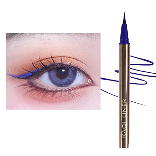 ZCSXK Stylo Eyeliner Longue Durée Eye Liner - Crayon Eye Liner Liquide Longue Durée, Stylos Eyeliners Imperméables - Femme Fille Noir/Bleu/Marron/Violet Eyeliners, Eyeliners Colorés Stylos Crayons Cover