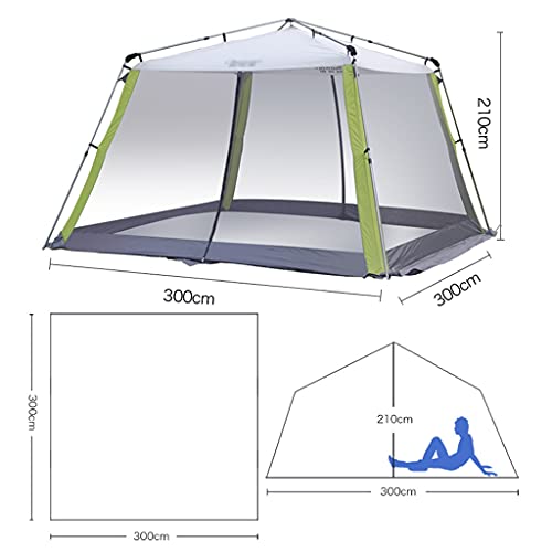 Tienda de campaña pop up para 4-8 personas con soporte de aluminio 2