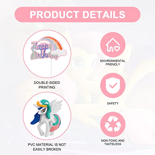 OSDUE 13 stuks taartfiguren, kinderverjaardag, minifiguren, taartdecoratie, cupcake-figuren, speelgoed, cartoon… - Image 4