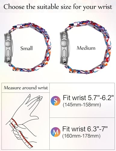 Bracelet de perles compatible avec Apple Watch JR.DM 323 - 2