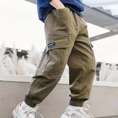 RKSTN Cargo Pants Kids Big Boys Fashion Children School Pant with Multi Pockets Guard Trousers Casual Outwear Pants2