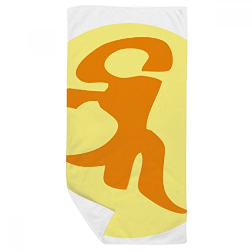 Gant de toilette sanscrit imprimé bouddhique drap de visage douceur premium - 2