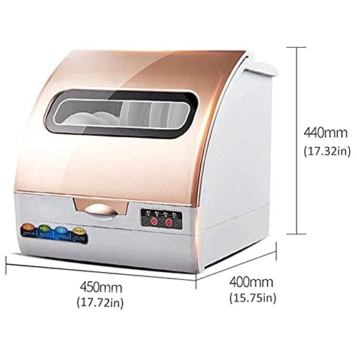 Mini-Vaatwasser, Compacte Desktop-Vaatwasser, Draagbare Aanrecht-Vaatwasser, Gratis Installatie, Desinfectie Op Hoge… - Image 3