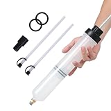 VortecSys Fluid Extractor Pump 500CC Manual Automotive - 2 Hoses Oil Syringe with Powerful Multi-purpose Suction, Ideal for Fluid & Oil Change Evacuation/Filling