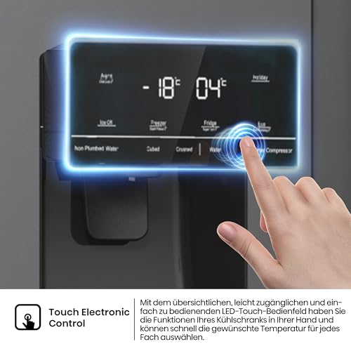 Hisense RS5P535NTFE Kühl-Gefrier-Kombination