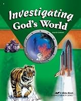 Investing God's World - Abeka 5th Grade 5 Science Student Text Book B07C7WH896 Book Cover