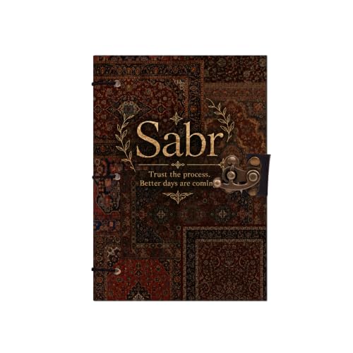 Image of English Sabr Diary Notebook 7x5 Inch 160 Pages Unruled Journal for Writing
