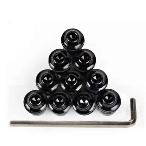 Visserie moto Ducati 899 959 1199 1299 kit de 10 boulons de pare-brise M5 noir