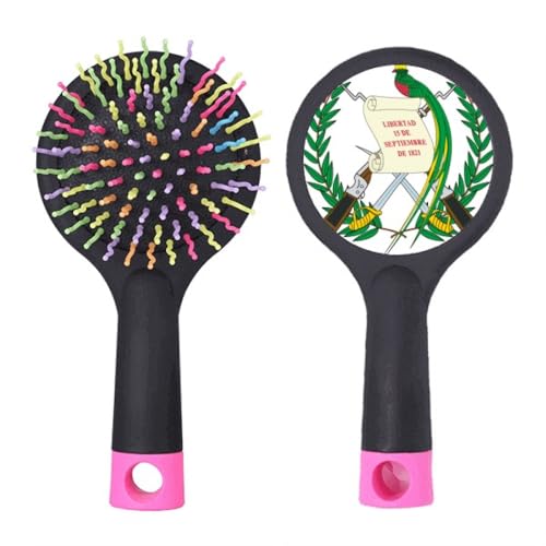 Brosse à cheveux démêlante base coussin Guatemala pour cheveux longs et bouclés