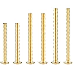 Replacement Screw Kit Compatible with Bright Gold Finish Includes Multi-Size Screws for Backset