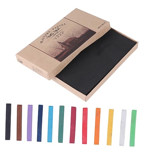ARTIBETTER 12 Pack Pastel Chalks Oil Pastels for Art Sketching Boys and Girls Toddlers