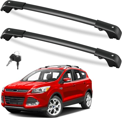 FengYu Roof Rack Cross Bars 220lb Fit for Ford Escape 2013 2014 2015 2016 2017 2018 2019, Heavy Duty...