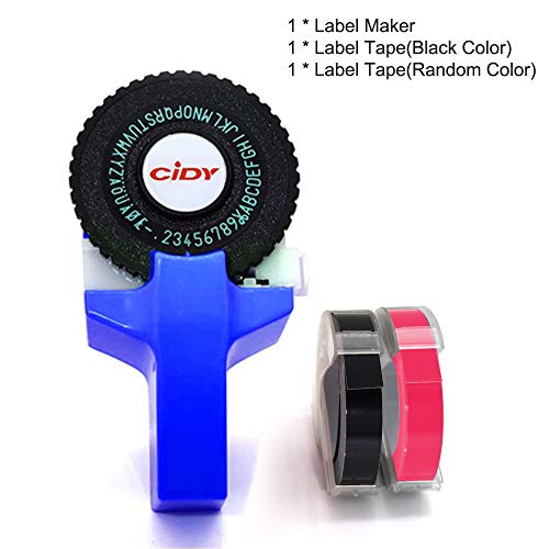 Lianai Mi-ni Criador de etiquetas manual portátil DIY Impressora de etiquetas de gravação em 3D Máqu