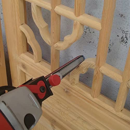 SenmaiTools Schleifbänder 10 x 330 mm, (Korn 40 60 80 120 150 240) Fingerschleifer Schleifband 10 x 330 mm, Schleifbänder für Bandschleifer, für Eisenwaren Holz Metall und Farbe (60 Stück)