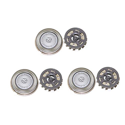Puudhgyy 3Pcs Replacement Shaver Blade Heads HQ4 for HQ912 HQ914 PQ216 PQ182 PQ190 YQ6008