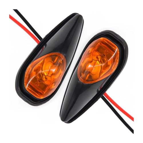 Intermitentes de moto de 12V universales y luces intermitentes de posición lateral
