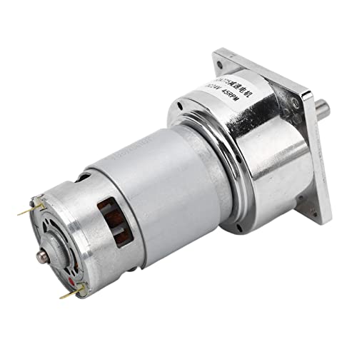 Moteur à engrenage DC auto-bloquant 24V 3.8A en alliage d'aluminium