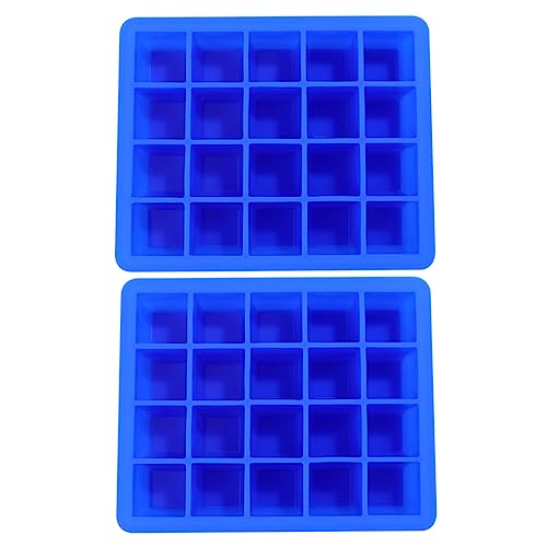 Molde para Hielo Silicona Azul 2 piezas miniatura 1