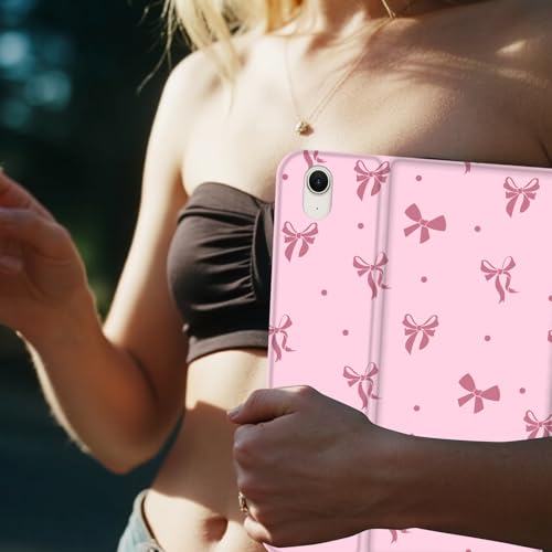 Étui iPad 11 anti-choc avec porte-crayon antidérapant rose - 7