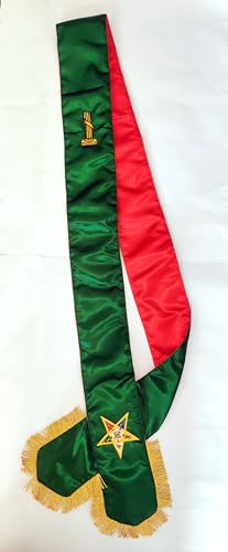 Generic Masonic OES Five Color Sisters Customize Sash - Complete Sash Set, standard4