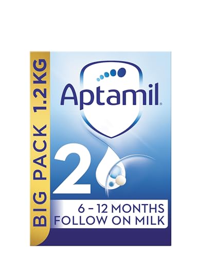 Aptamil 2 Follow On Baby Milk Powder, 6-12 Months, 1.2K (Pack of 3)