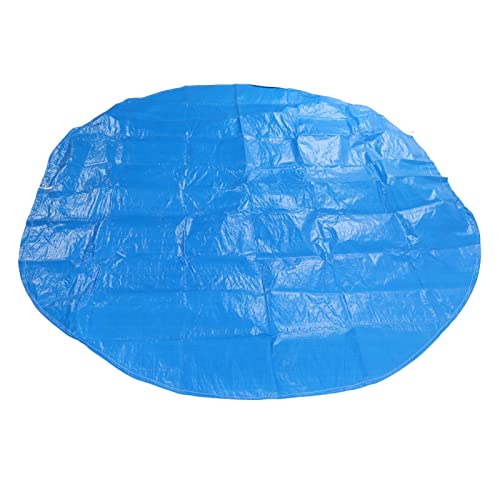 Haofy Capa para piscinas, capa de piscina de polietileno dobrável à prova d'água para uso externo (