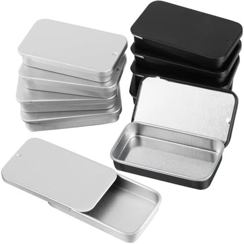 Petite Carte Avec Couvercle Boîtier En Fer, Carte De Jeu En Métal, Maquillage, Ombre à Barrage, Boîte De Rangement, Bijoux, Bonbons, Clé, évaluation, Cadeau, 18 Boîtes