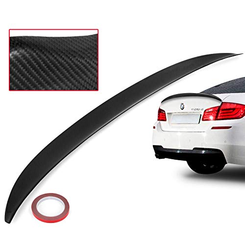 Mophorn Carbon Fiber Spolier F32 Spolier P Style Carbon Fiber Rear Trunk Spoiler Boot Lip for BMW 4 Series F32 2Door 428i 435i