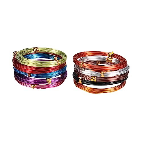Alambre de aluminio anodizado moldeable para joyería y manualidades creativas