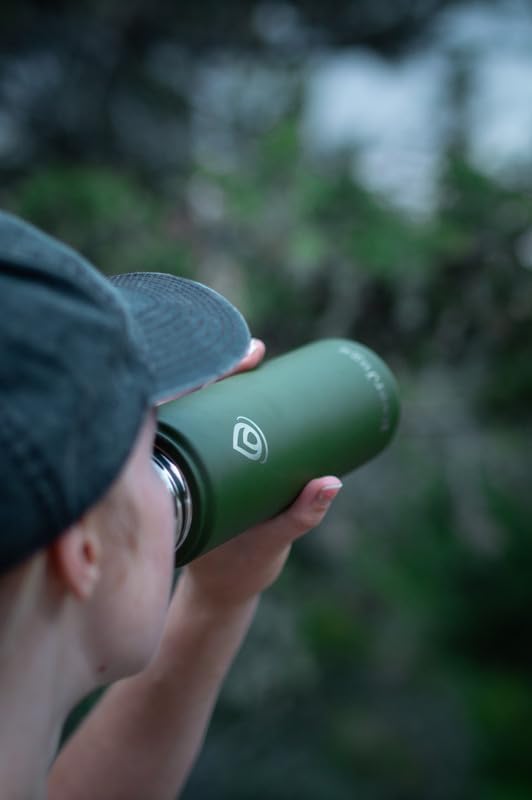 Miniatura 6 de EverJugs Botella de agua de 22 onzas, boca ancha, botella de acero inoxidable de alta calidad con tapa de agarre, doble pared aislada al vacío, taza