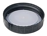 neoLab Schraubgewindeverschlüsse mit Kunststoffeinla für Enghals-Glasflaschen, Polypropylene (PP), DIN 40, Schwarze