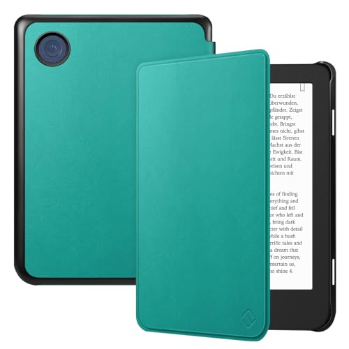 FINTIE Funda para Tolino Shine Color/Shine (2024)/Shine 4 (2022) y Kobo Clara Colour/Clara BW(2024)/Clara 2E (2022) eReader – Funda ultrafina con apagado automático/despierto y cierre magnético, verde