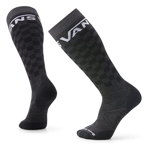 Smartwool Snowboard Full Cushion Vans Classic Checker Otc Socks - Men's Charcoal Large #TOP18