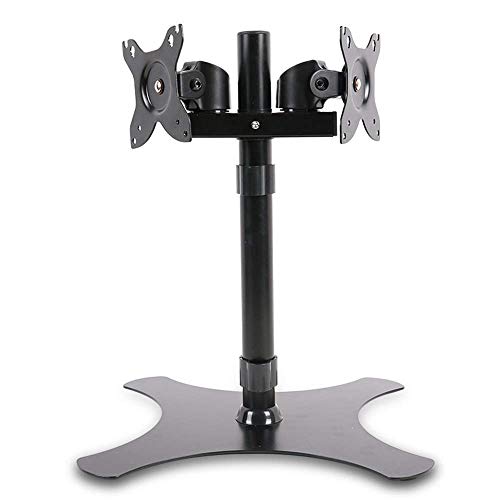 TV-Halterung, universeller drehbarer TV-Ständer Sockel TV-Ständer Dual-Screen-Monitorständer TV-Display Desktop-Basis Hebebühne 14-32 Zoll mit