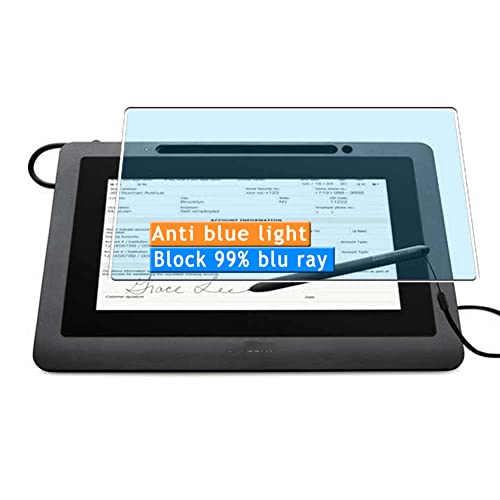 Vaxson 2 Pièces Anti Lumière Bleue Film Protecteur d'écran, compatible avec Wacom DTU-1031X Interactive Pen Display 10.1' [pas en Verre Trempé] Neuf Screen Protector Guard