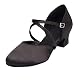 Tanzschuhe für Damen mit Cross Strap und niedrigem Absatz für Salsa und Latin